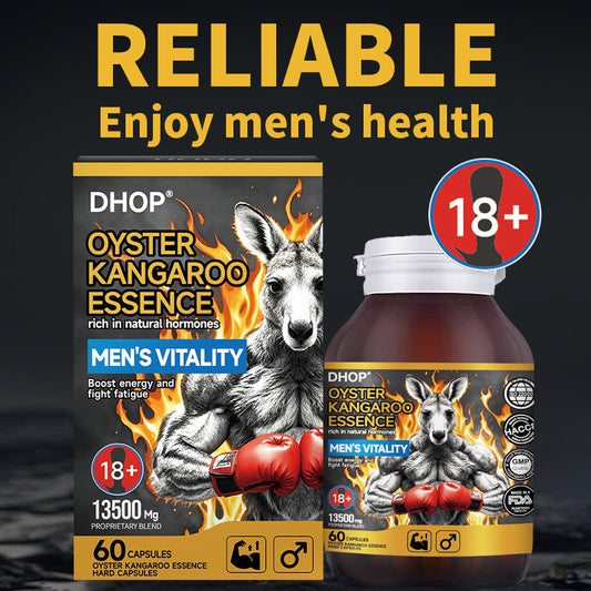 ⚡ Limited Time Offer ⚡ 160K+ SOLD!✨DHOP Oyster Kangaroo Essence Hard Capsule: Extreme Male Stamina & Performance Optimizer-1T
